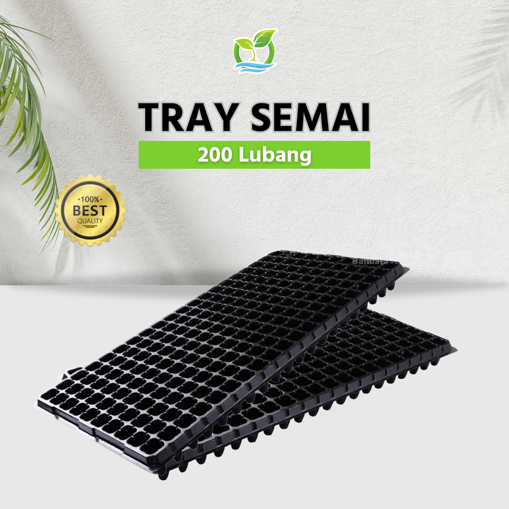 TRAY SEMAI / POT TRAY 200 lubang 